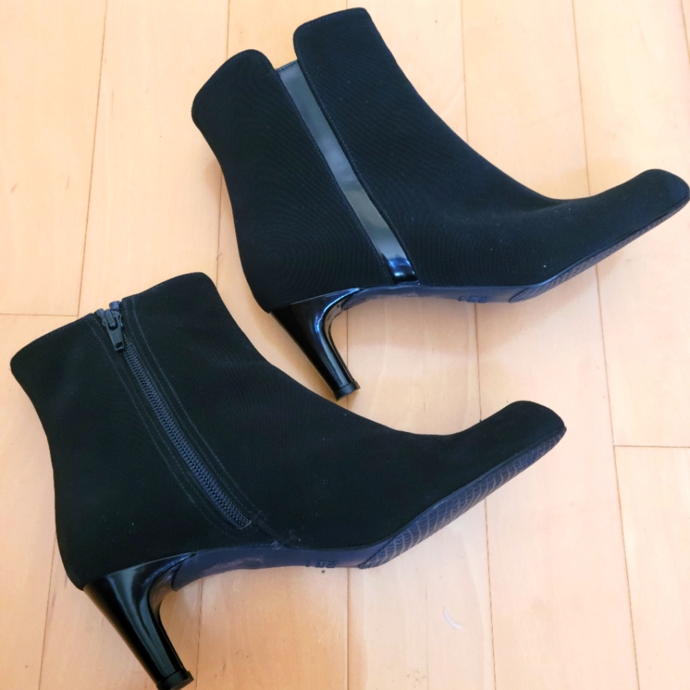 Stuart Weitzman Gore-Tex Fabric Ankle Boots - Picture 2 of 8